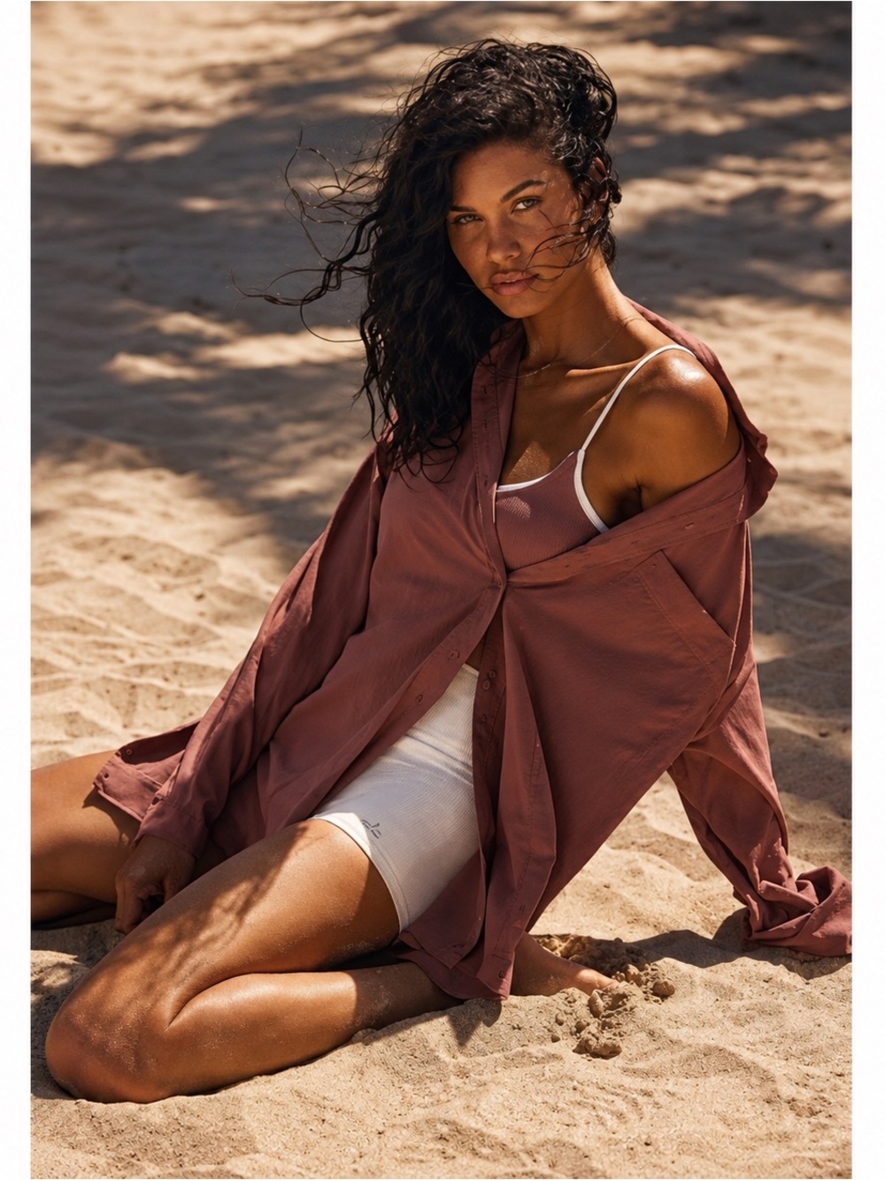ALO Yoga Dreamscape Button Down Long Sleeve